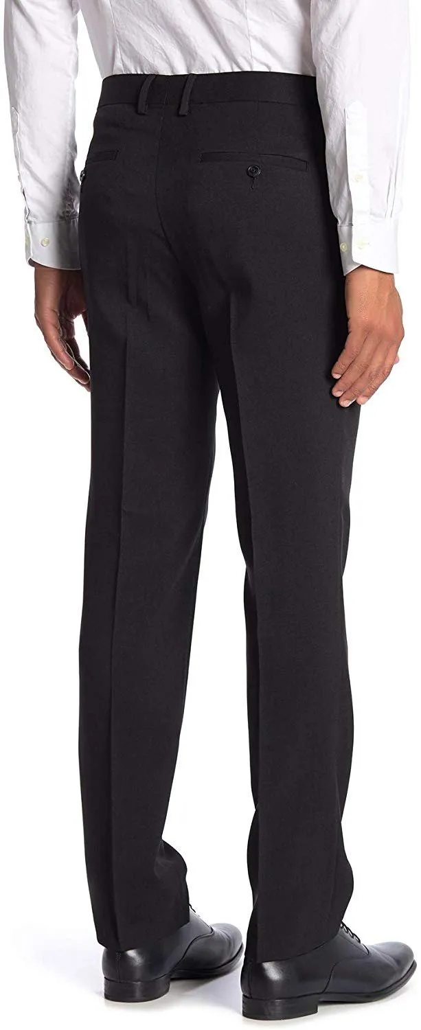 Adam Baker Men's Slim-Fit Flat-Front Dress Pants - Available in Colors
