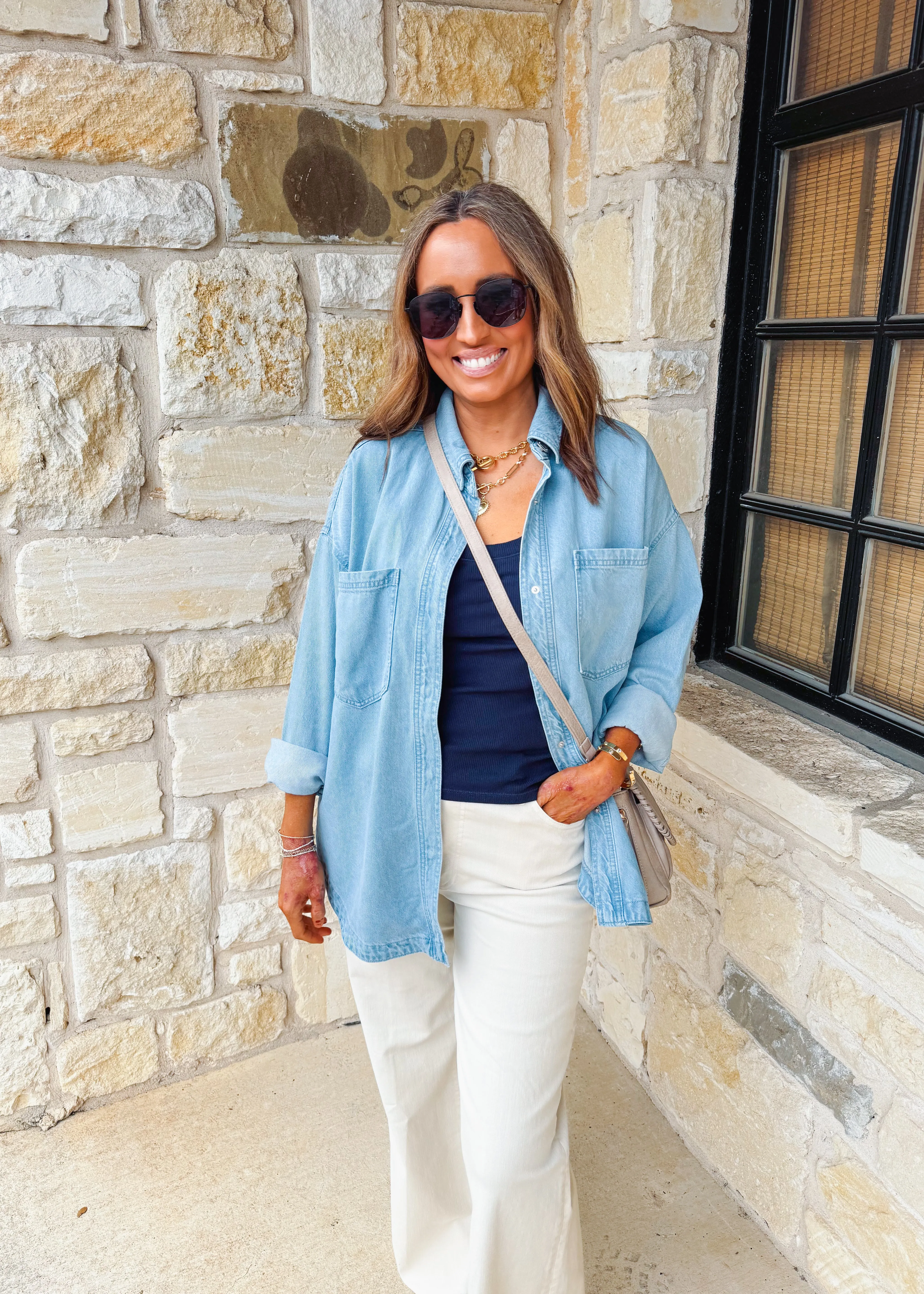 All Day Denim Jacket- Light Vintage Indigo