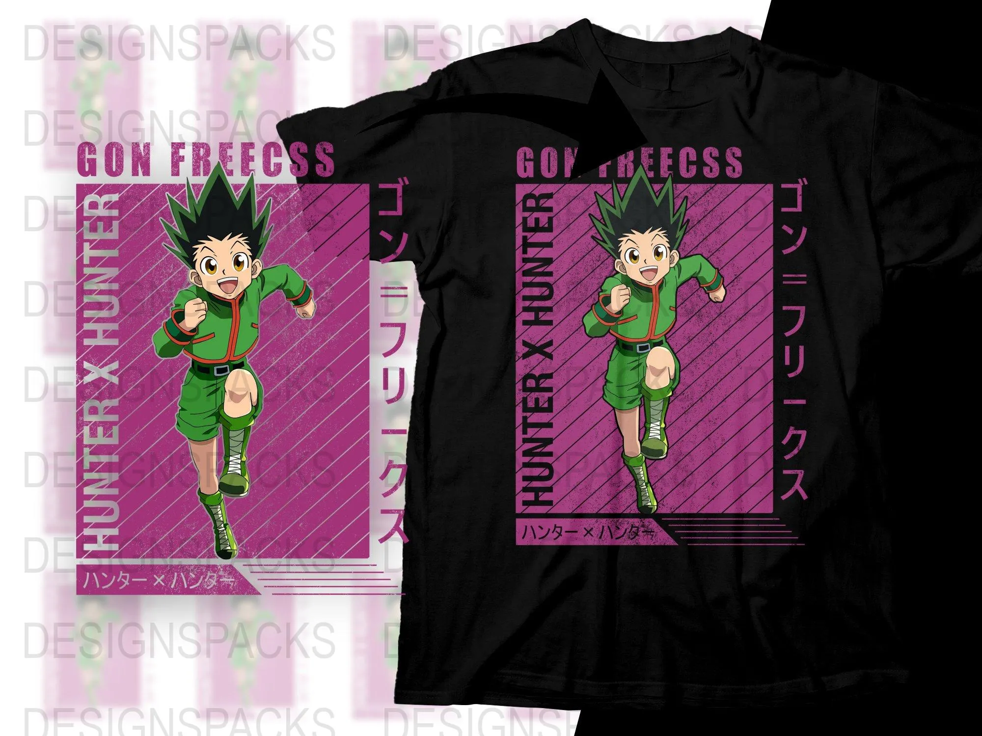 Anime Hunter X Hunter Gon Freecss Png Digital Download