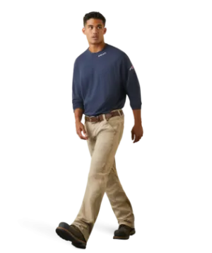 Ariat, FR M4 Relaxed Workhorse Boot Cut Pant, 10017227, Khaki