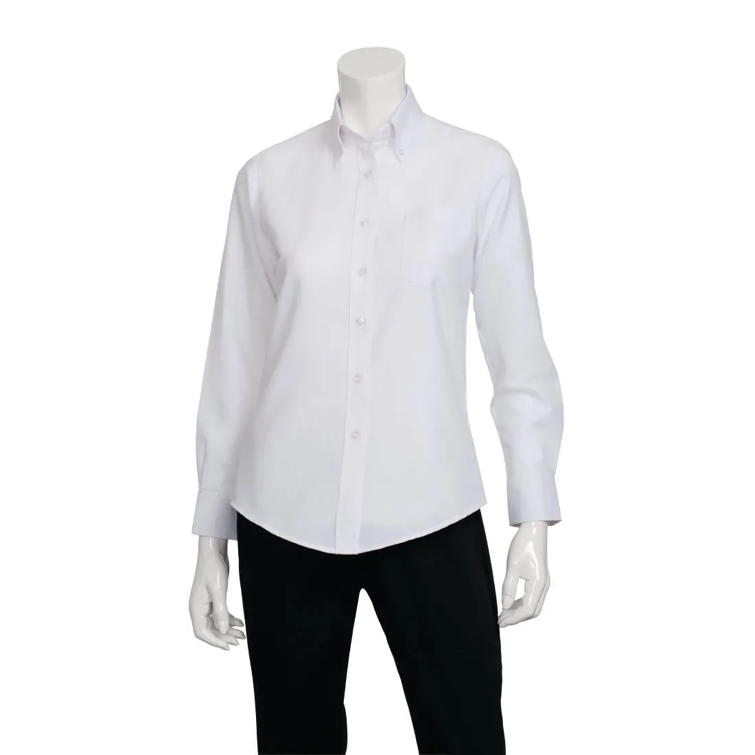 B878-XS Chef Works Womens Oxford Shirt XS