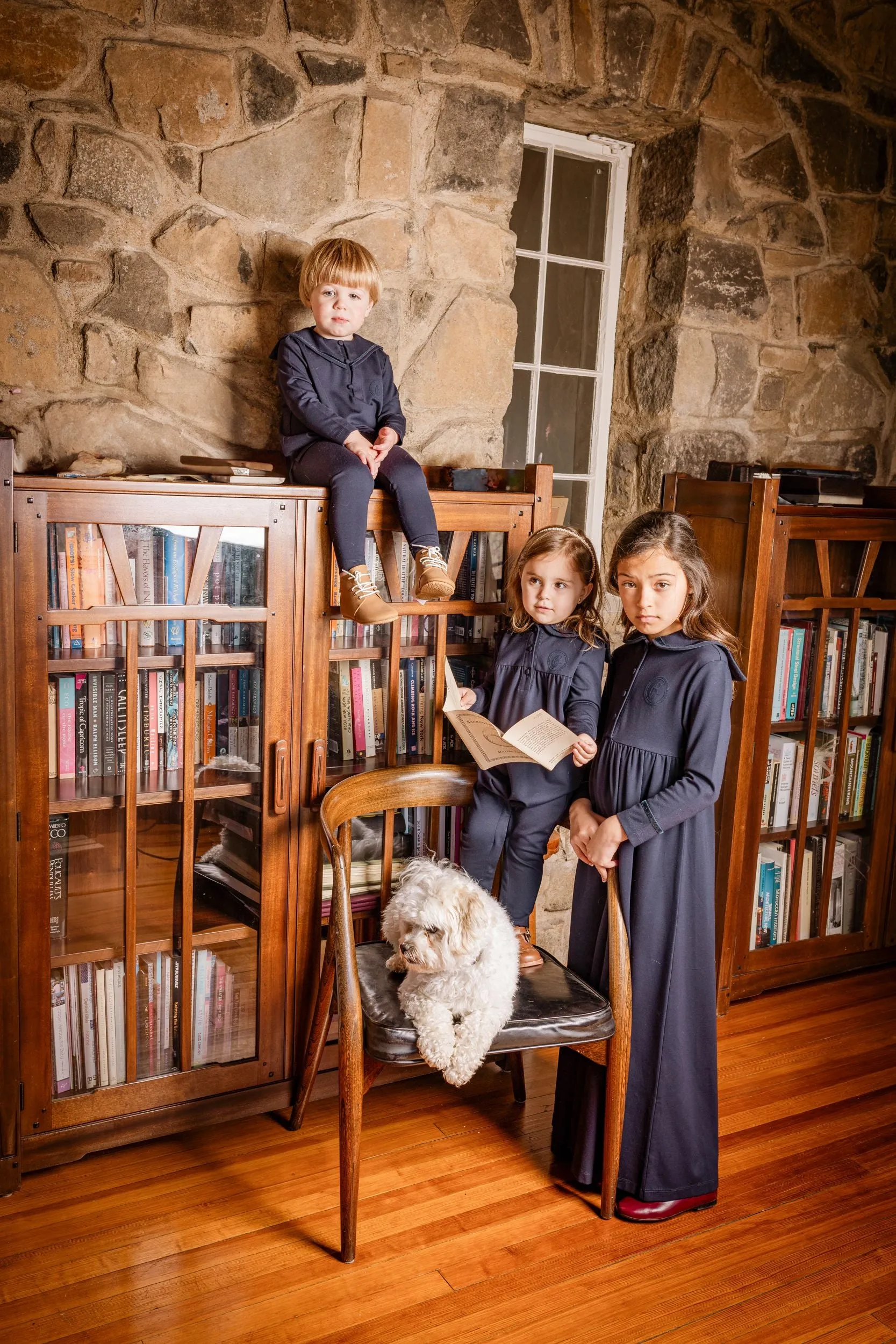 Bonjour Sailor Collar Maxi
