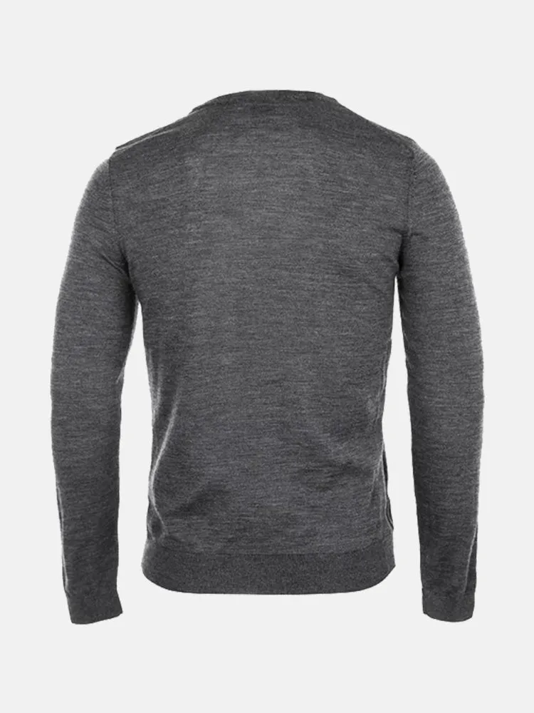 Boss Round Neck Sweater In Finest Italian Yarn-TB0108