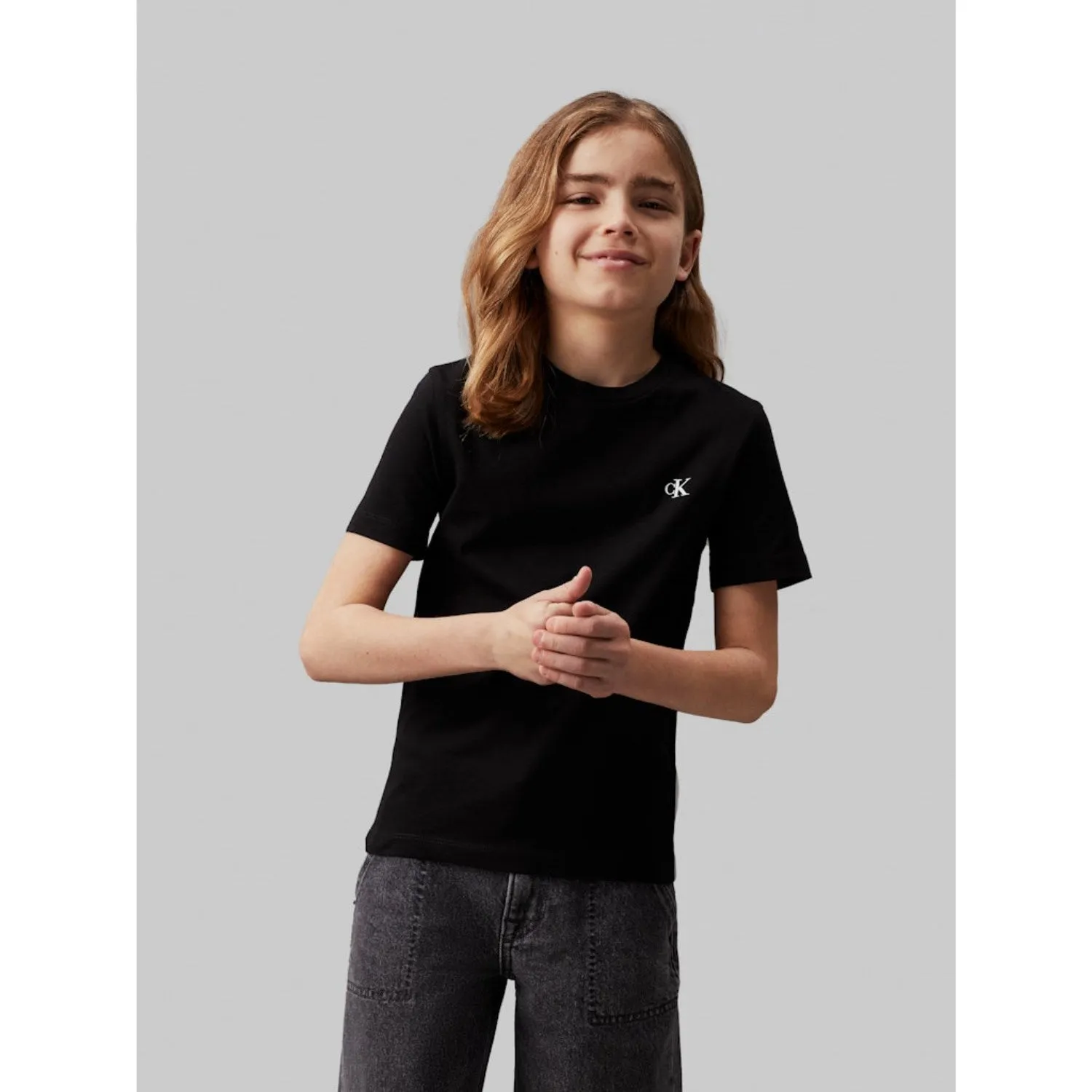 Calvin Klein Ck Black / Faded Blue 2-Pack MonAndram Tee Ss