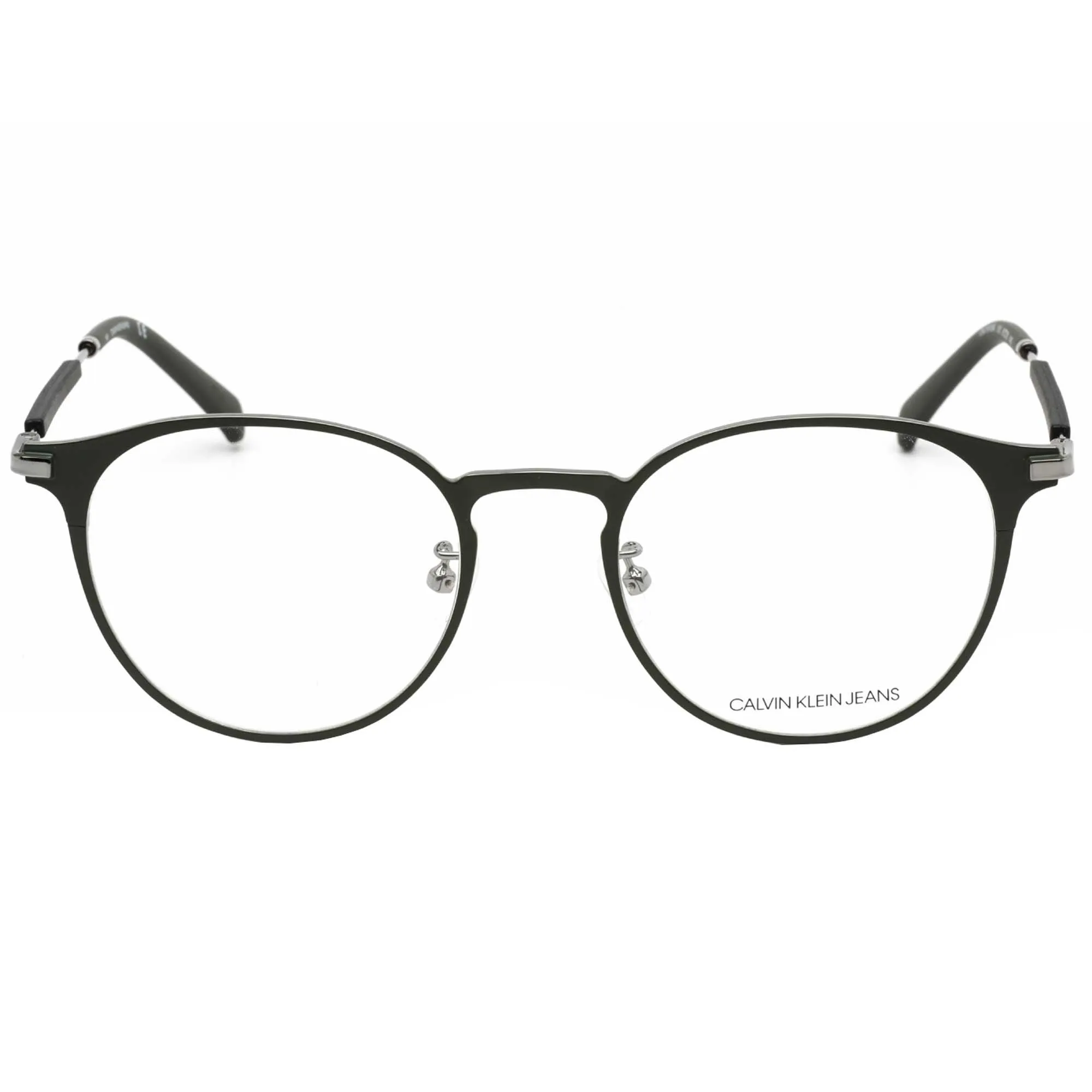 Calvin Klein Jeans Unisex Eyeglasses - Cargo Round Frame Clear Lens | CKJ19105A 310