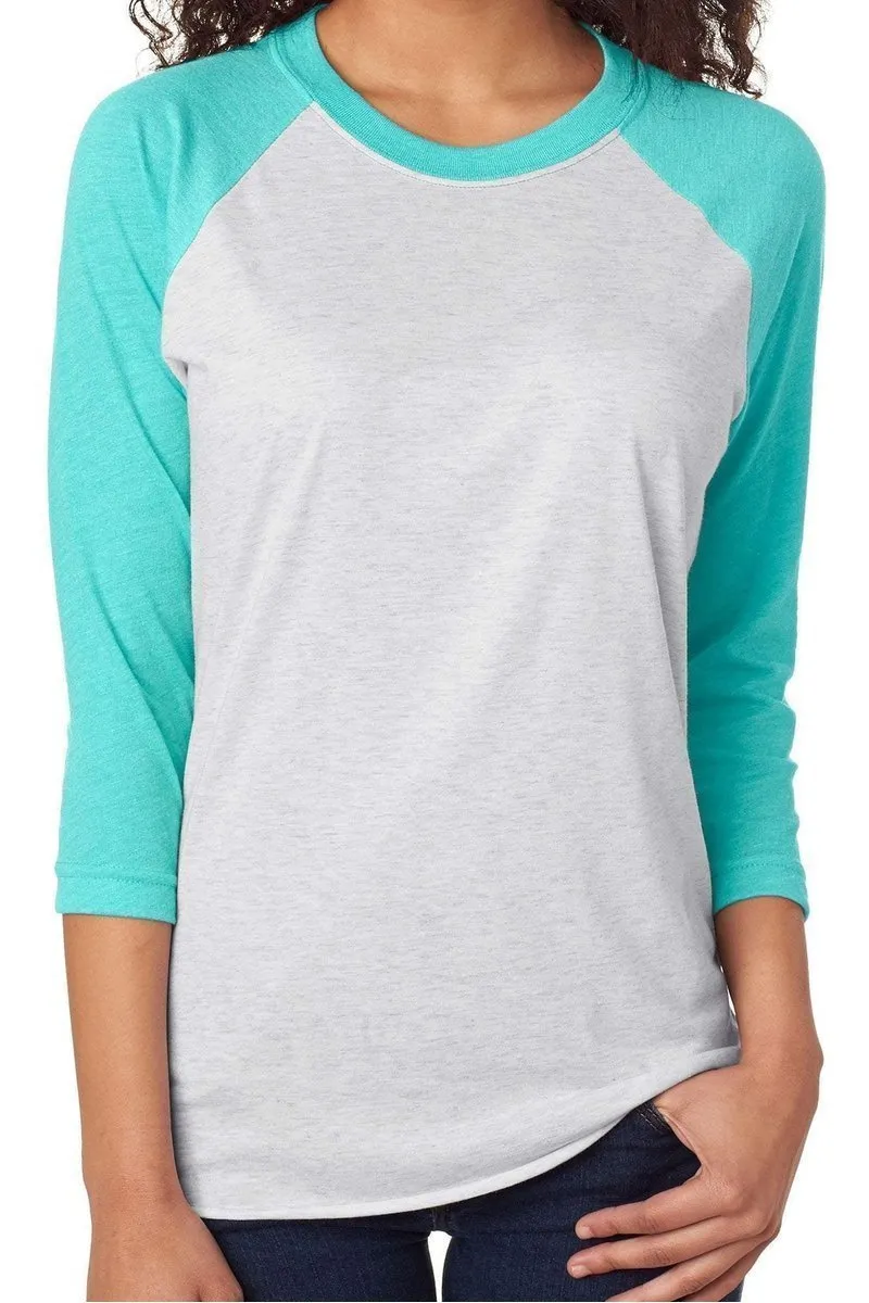 Come Let Us Adore Nativity Tri-Blend Unisex 3/4 Raglan