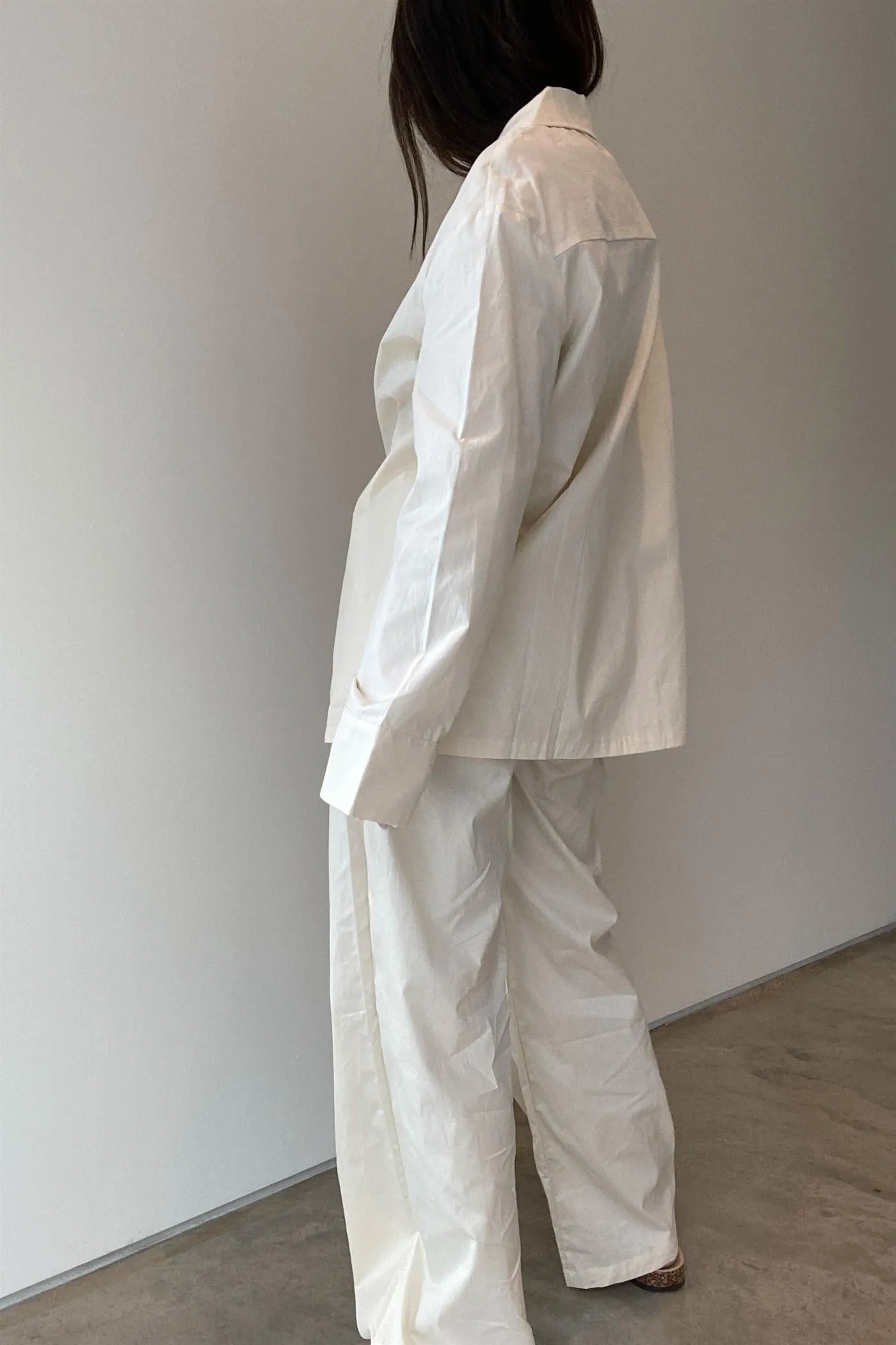 Cotton Button Up Shirt and Elasticated Band Pant