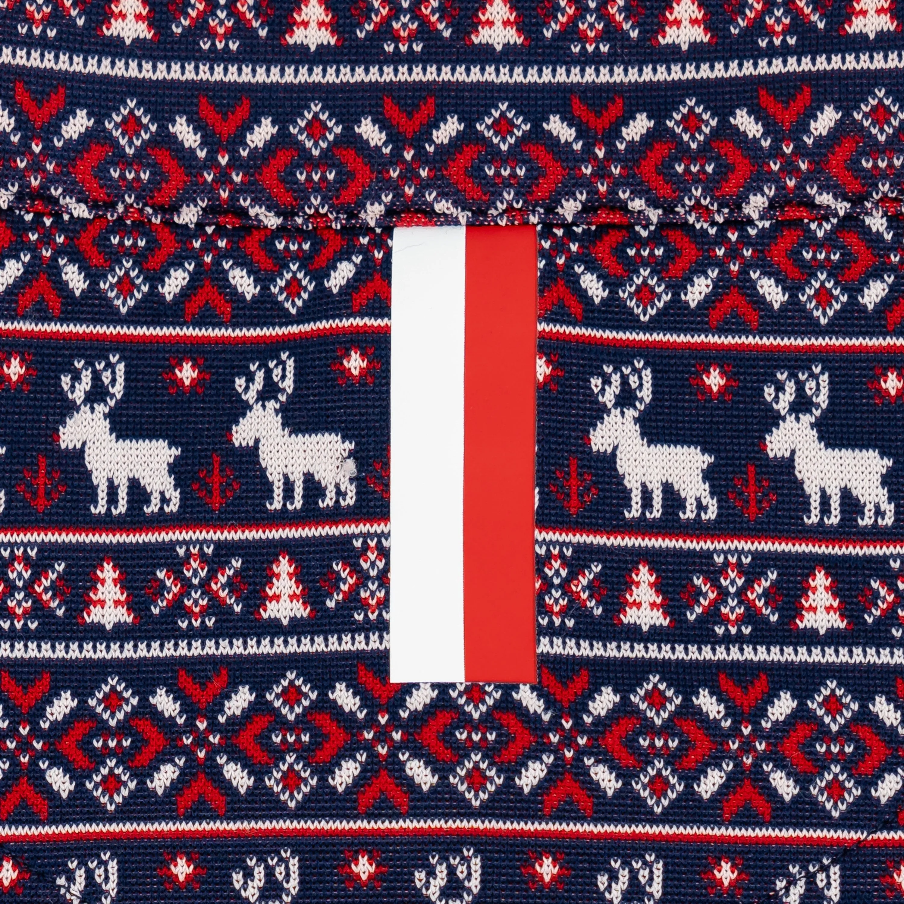 Cousin Eddie Jacquard Performance Q-Zip | The Cousin Eddie - Cardinal Red/Fleet Navy
