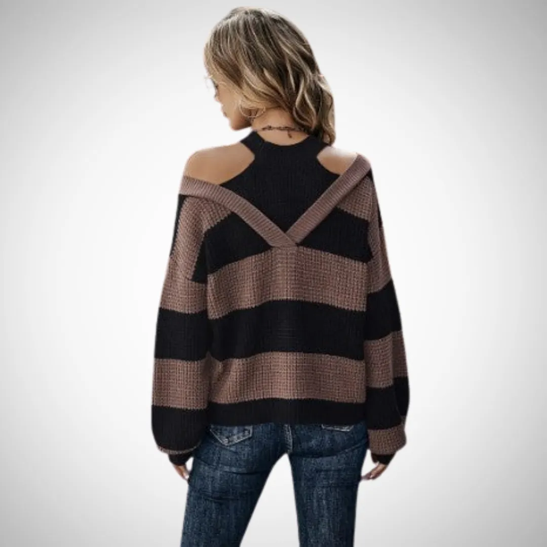 Cristina Striped Knitted Sweater