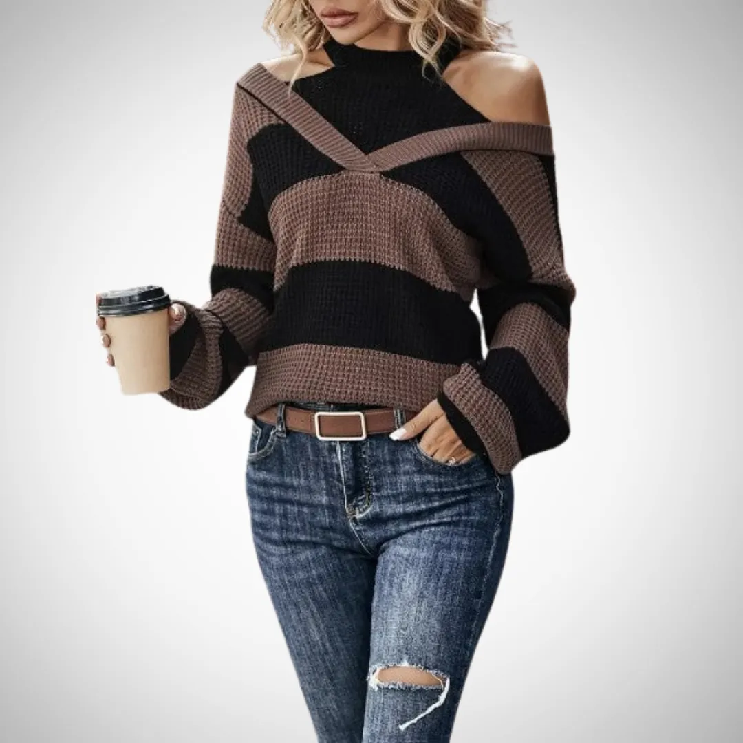 Cristina Striped Knitted Sweater