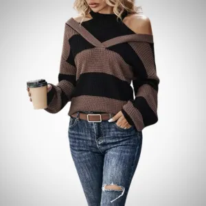 Cristina Striped Knitted Sweater