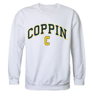 CSU Coppin State University Campus Crewneck Pullover Sweatshirt Sweater White