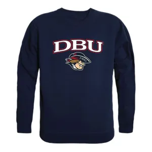 Dallas Baptist University Patriot Crewneck Pullover Sweatshirt Sweater Navy