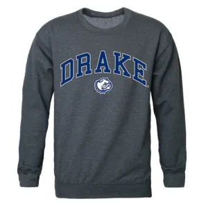 Drake University Campus Crewneck Pullover Sweatshirt Sweater Heather Charcoal
