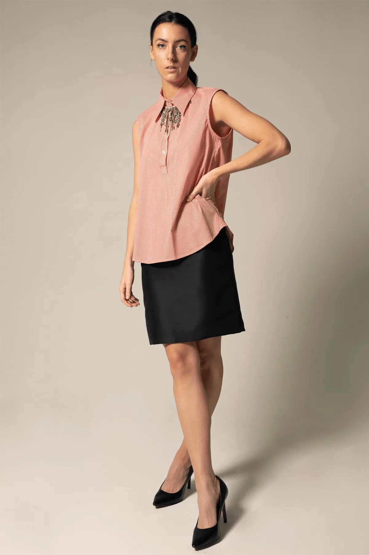 Easygoing Straight Skirts In Black | Le Réussi