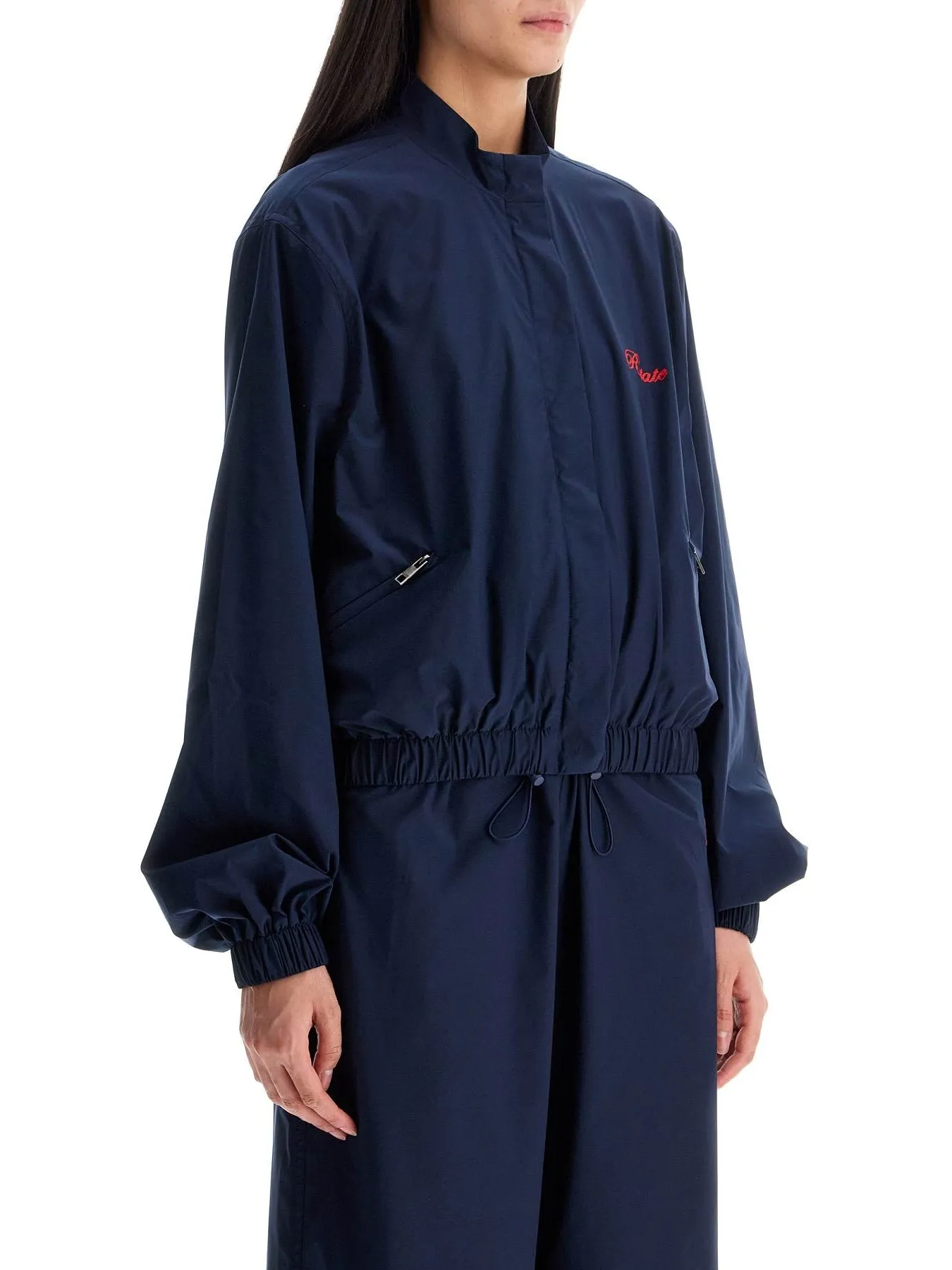 Embroidered Logo Blouson Jacket