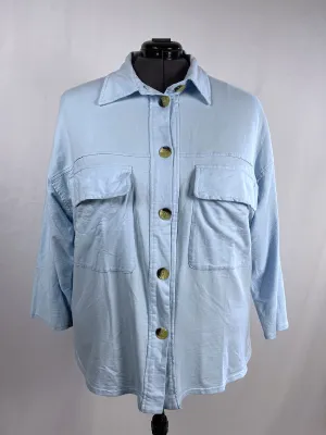 Fantastic Fawn Size Open Light Blue Cut-Out Jacket