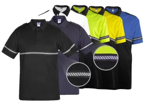 First Class Two Tone Bike Patrol Shirt with Zipper Pocket and Hash Stripes