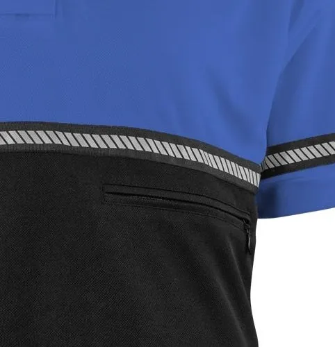 First Class Two Tone Bike Patrol Shirt with Zipper Pocket and Hash Stripes