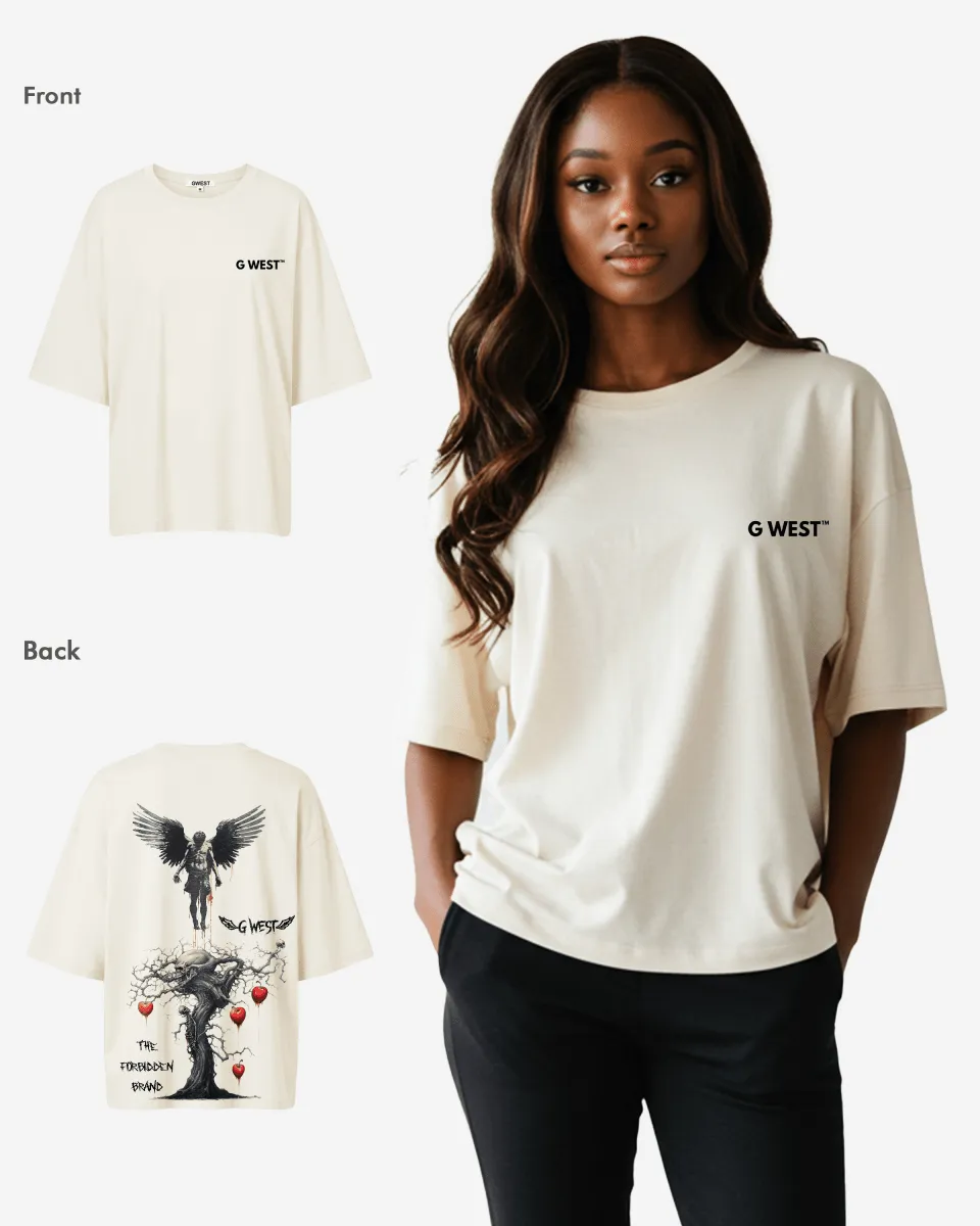 G West Oversized Forbidden Brand Tee - Women