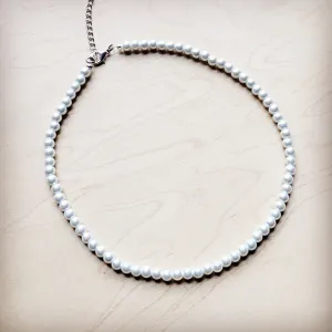 Glass Pearl Collar Necklace Wedding Collection 259v