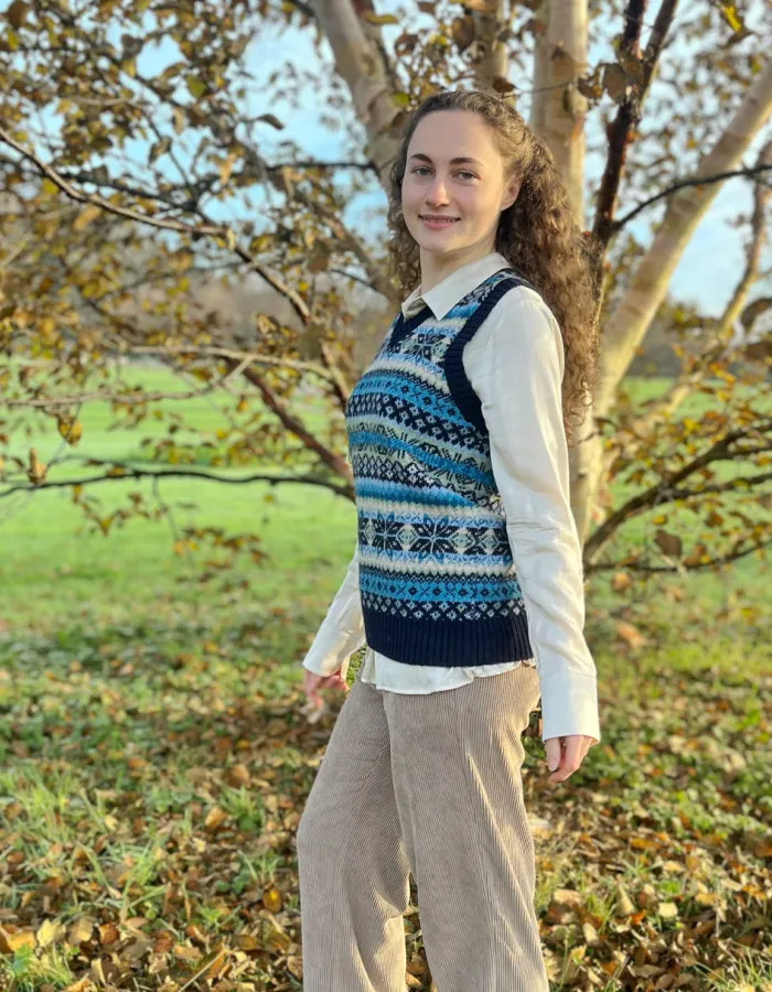 Harley Snowflake Fair Isle Tank Top