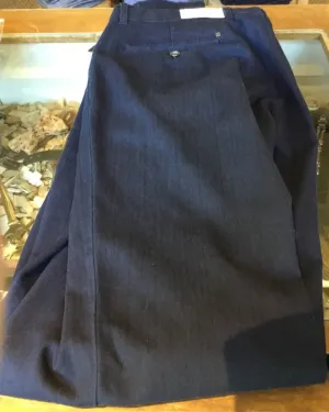 J. Grill Stretch Modern Tailored Trim Fit Navy Traveller Pants LOT #341 (4221)
