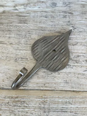 Leaf Coat Hooks - Antique Brass