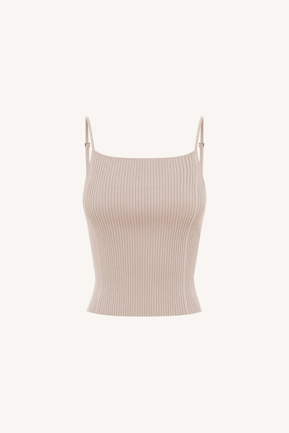 Liat Knit Singlet // Mushroom
