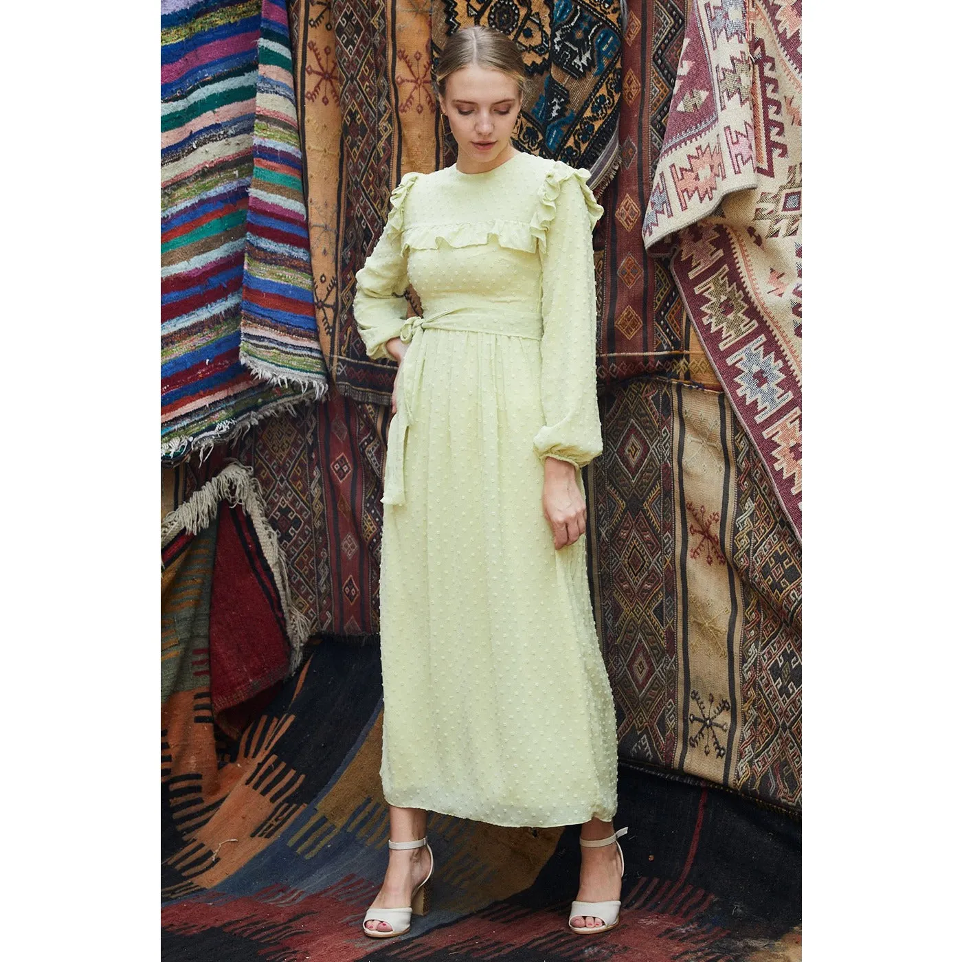 Light Green Frill Dress