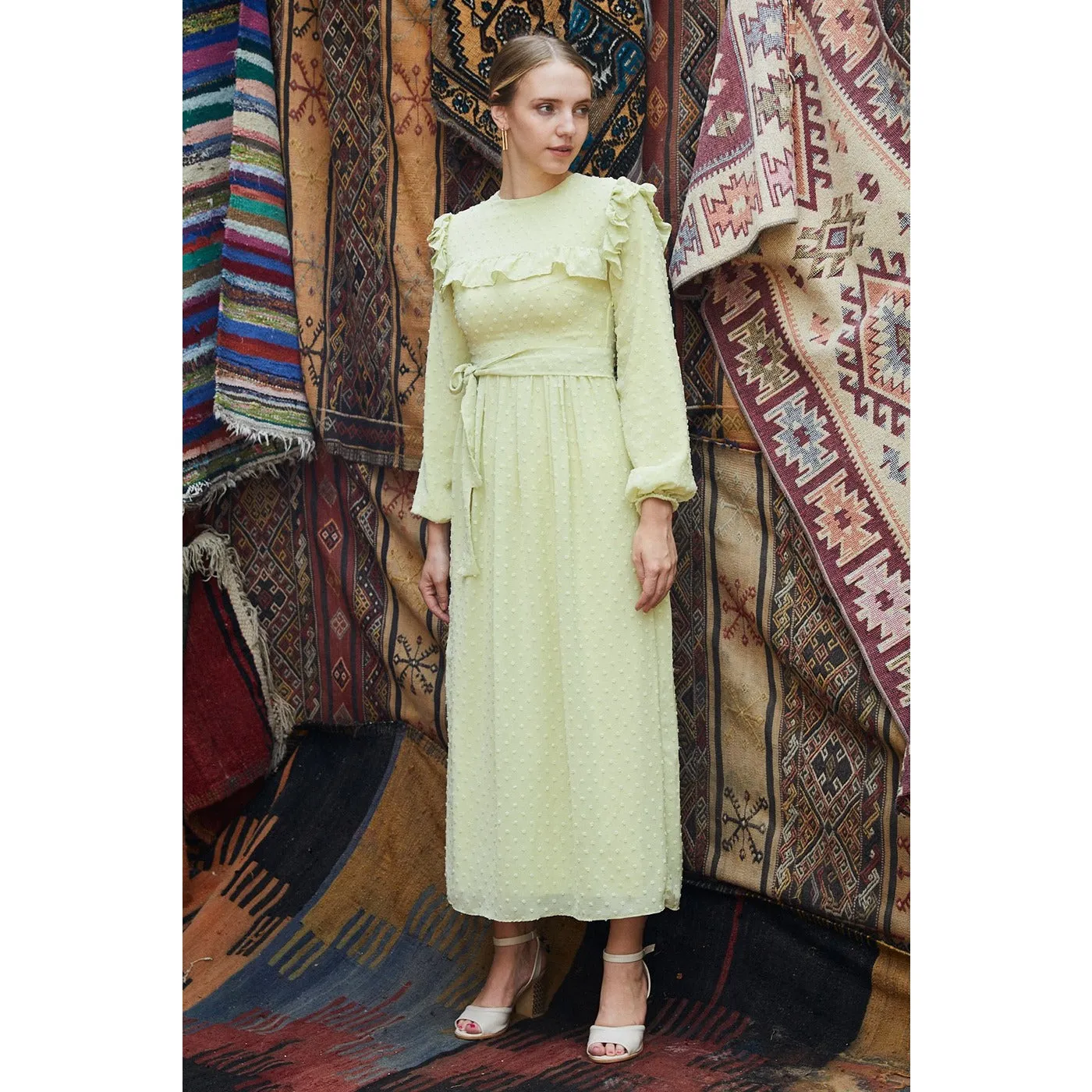 Light Green Frill Dress