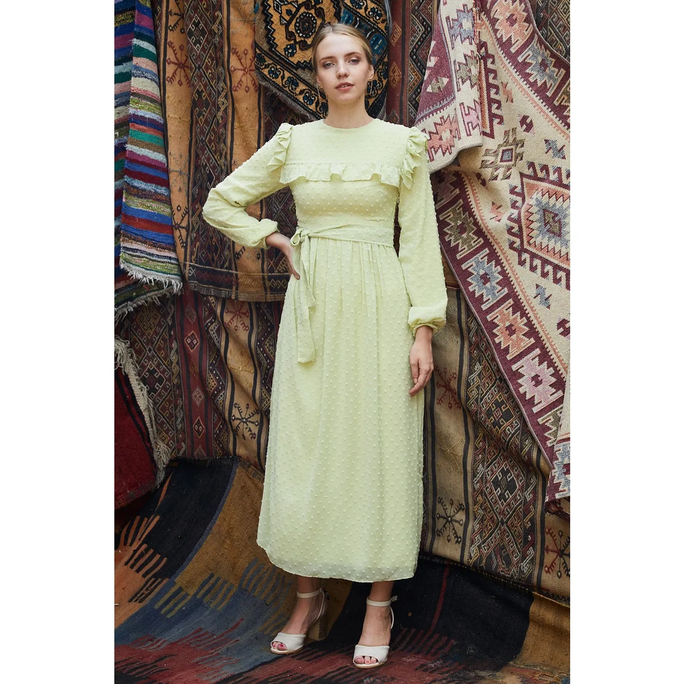 Light Green Frill Dress