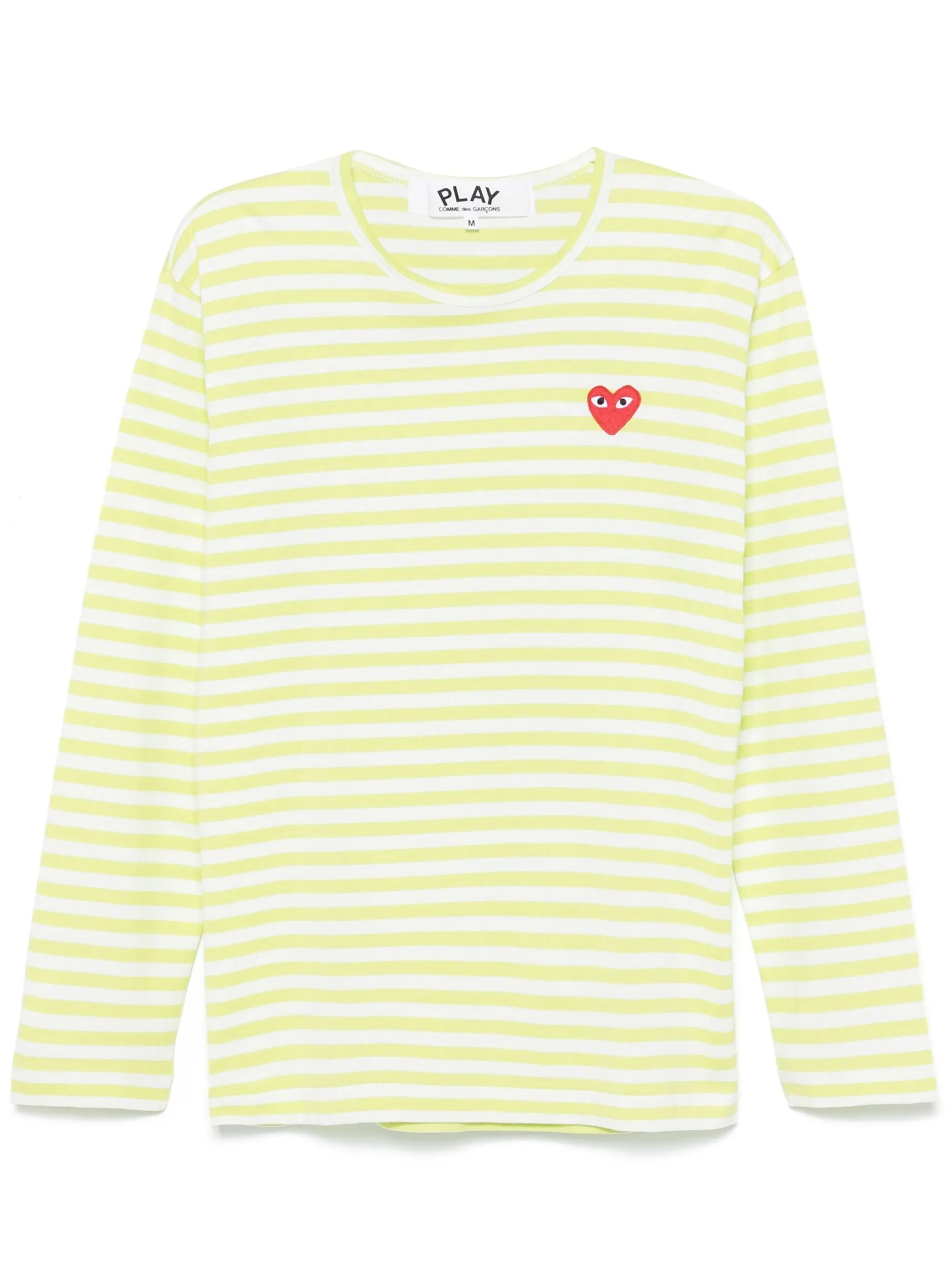 Light Green Striped Tee Unisex