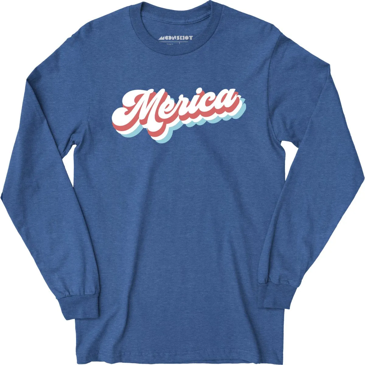 Merica Retro Stylish - Long Sleeve T-Shirt