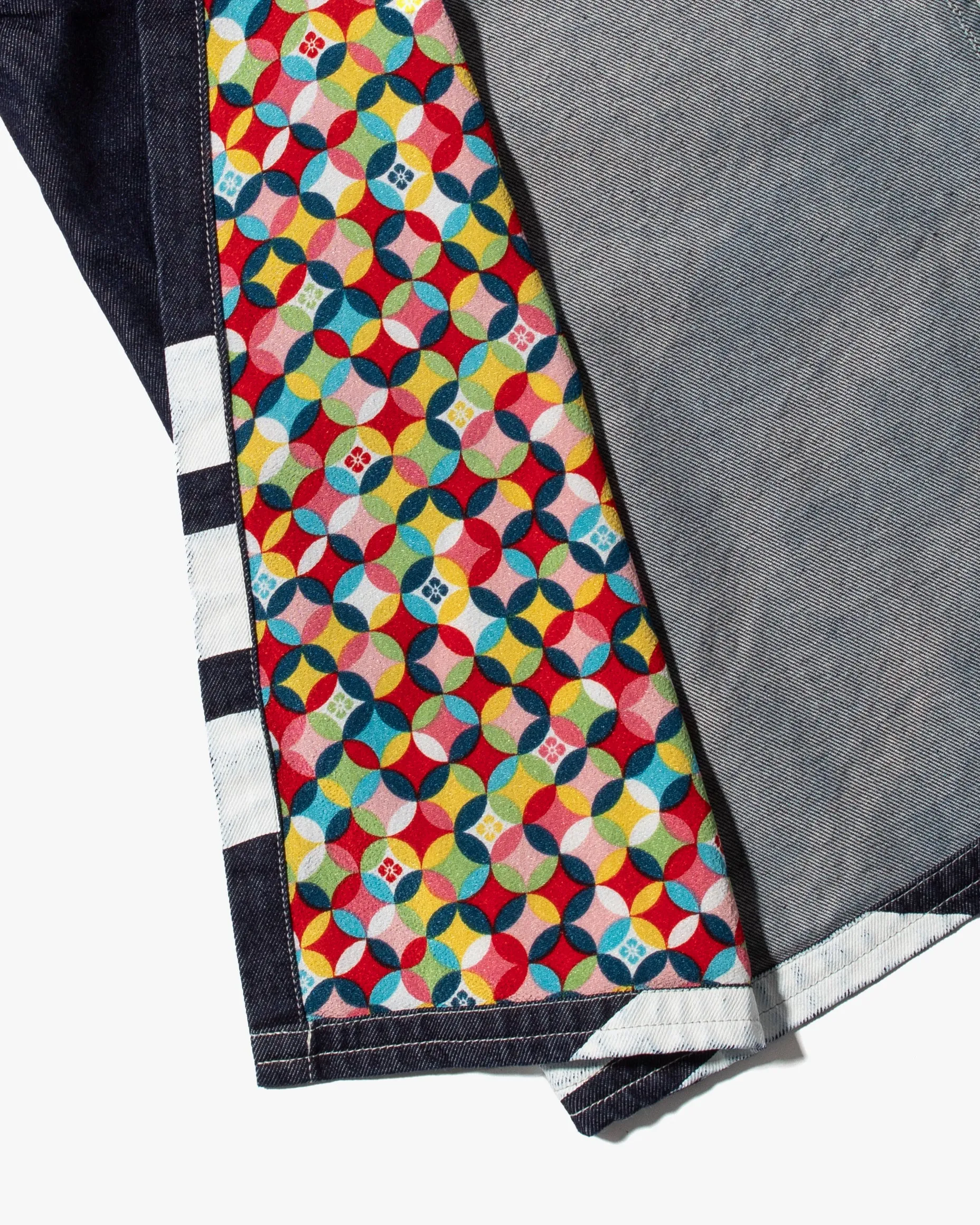 Modern Happi Jacket, Denim, Hikeshi