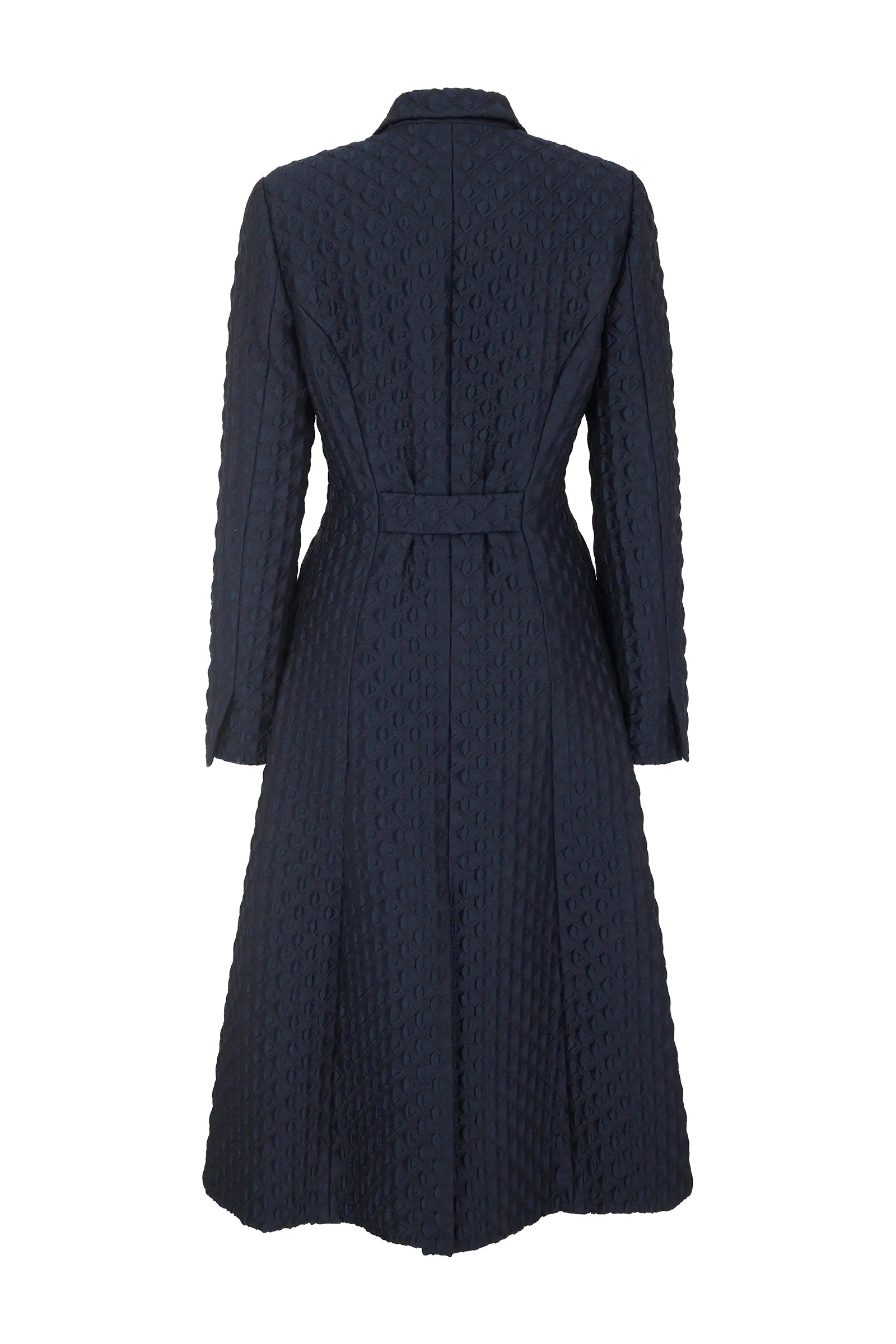 Modern Tux Coat Diamond Cloqué