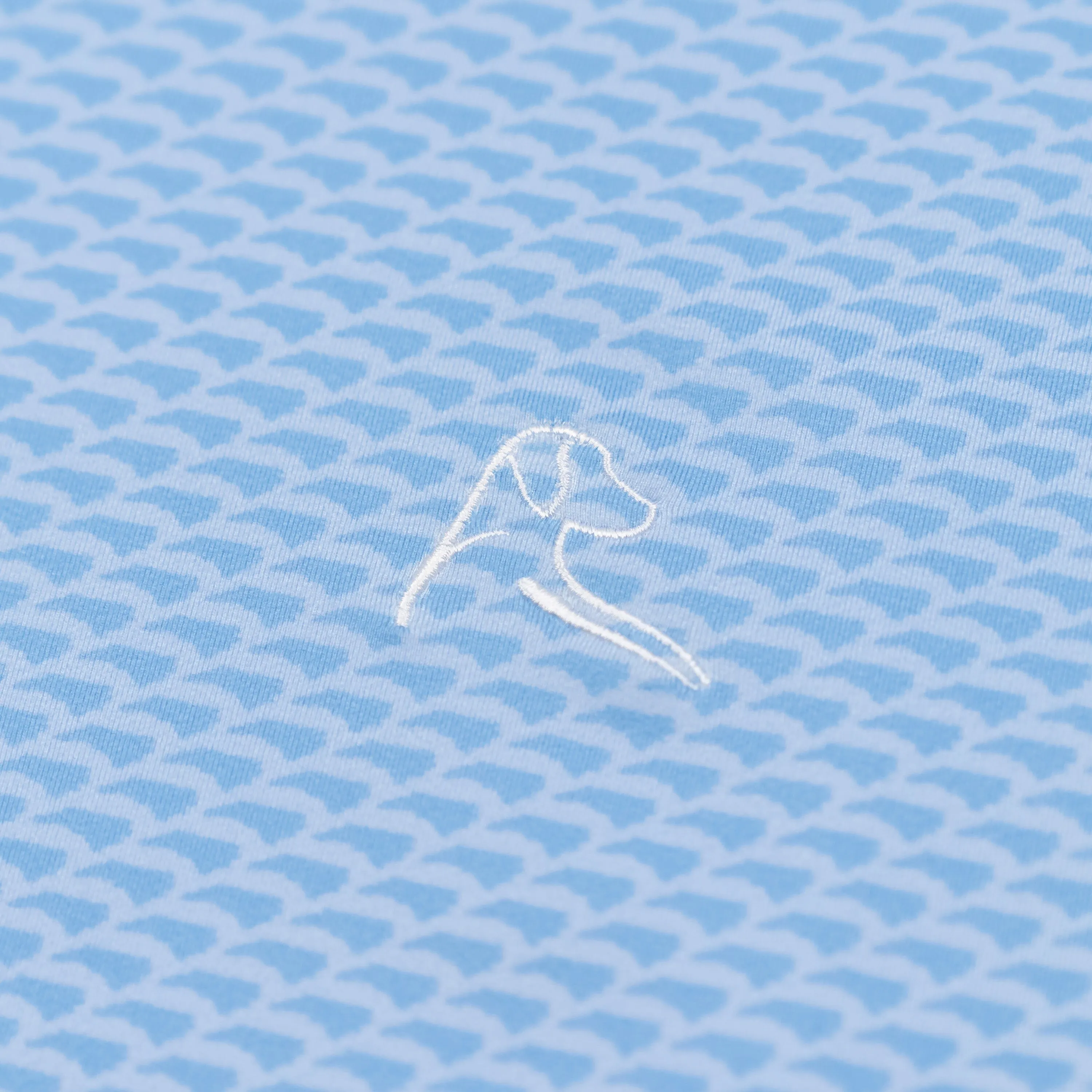 North State Performance Q-Zip | The North State - Sky Blue/Baby Blue