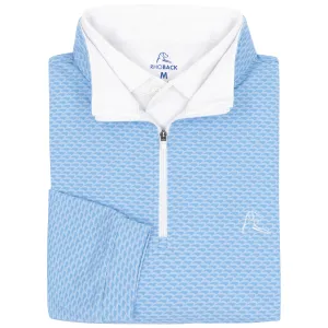 North State Performance Q-Zip | The North State - Sky Blue/Baby Blue