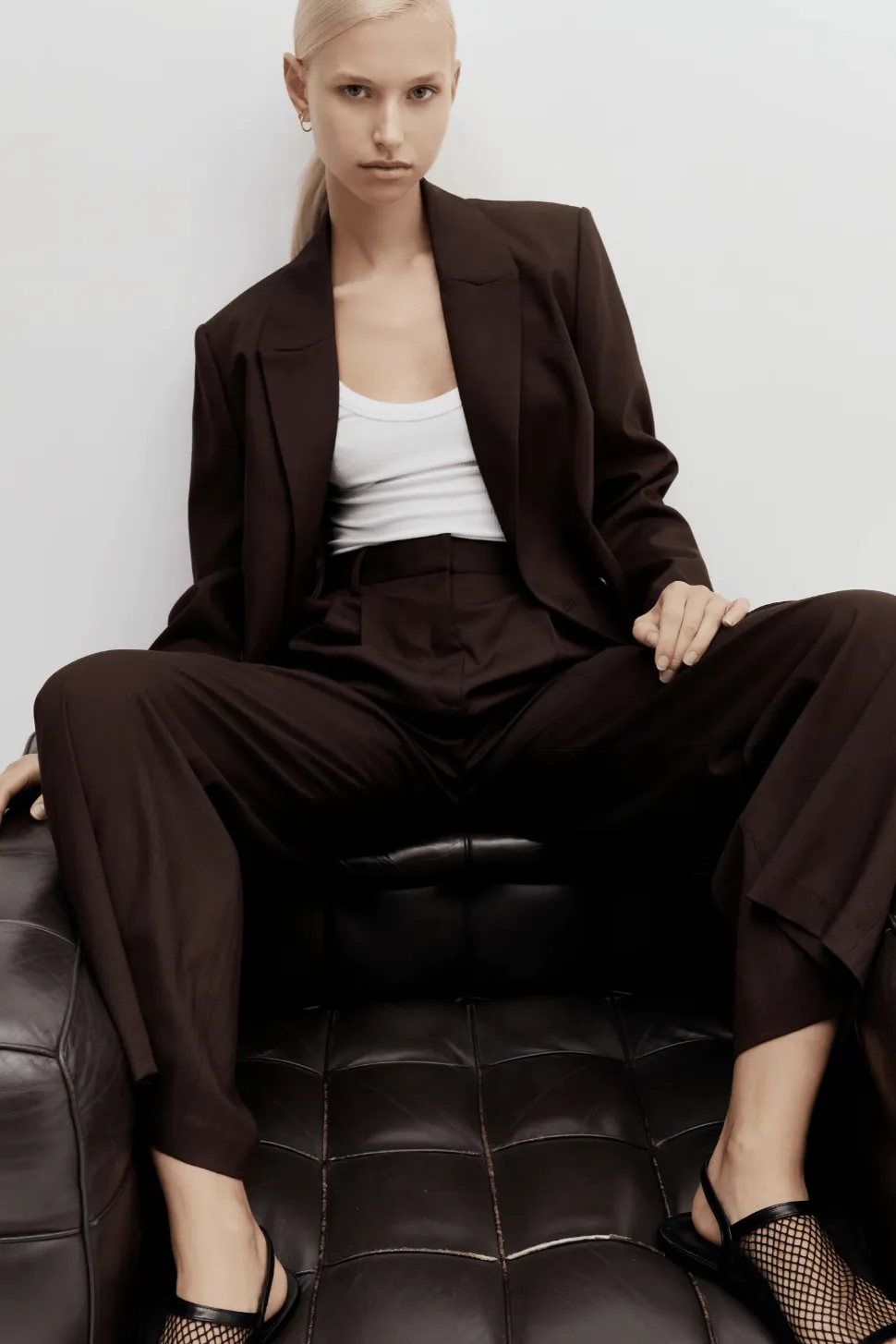NUDE LUCY MARLON TAILORED PANT - RAISIN