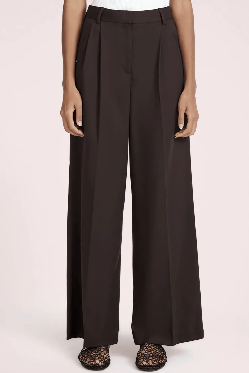 NUDE LUCY MARLON TAILORED PANT - RAISIN