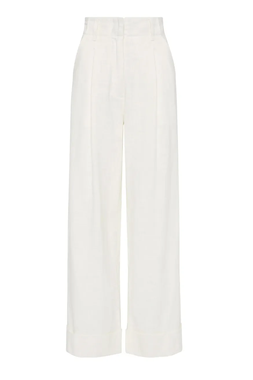 NUDE LUCY PALOMA TAILORED PANT - SALT