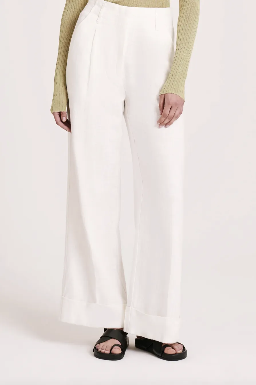 NUDE LUCY PALOMA TAILORED PANT - SALT