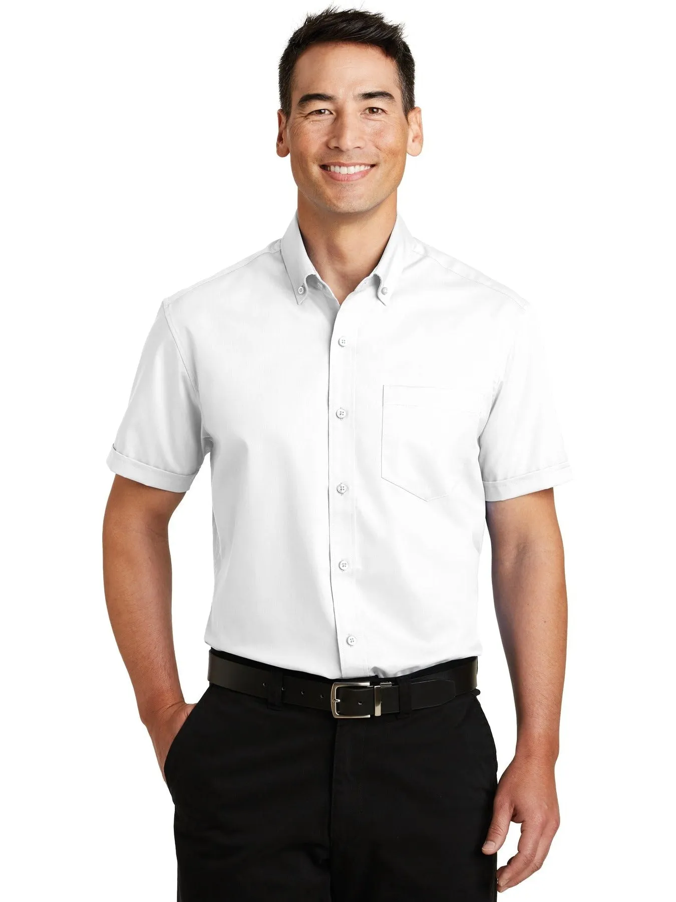 OUTLET-Port Authority Short Sleeve Superpro Twill Shirt