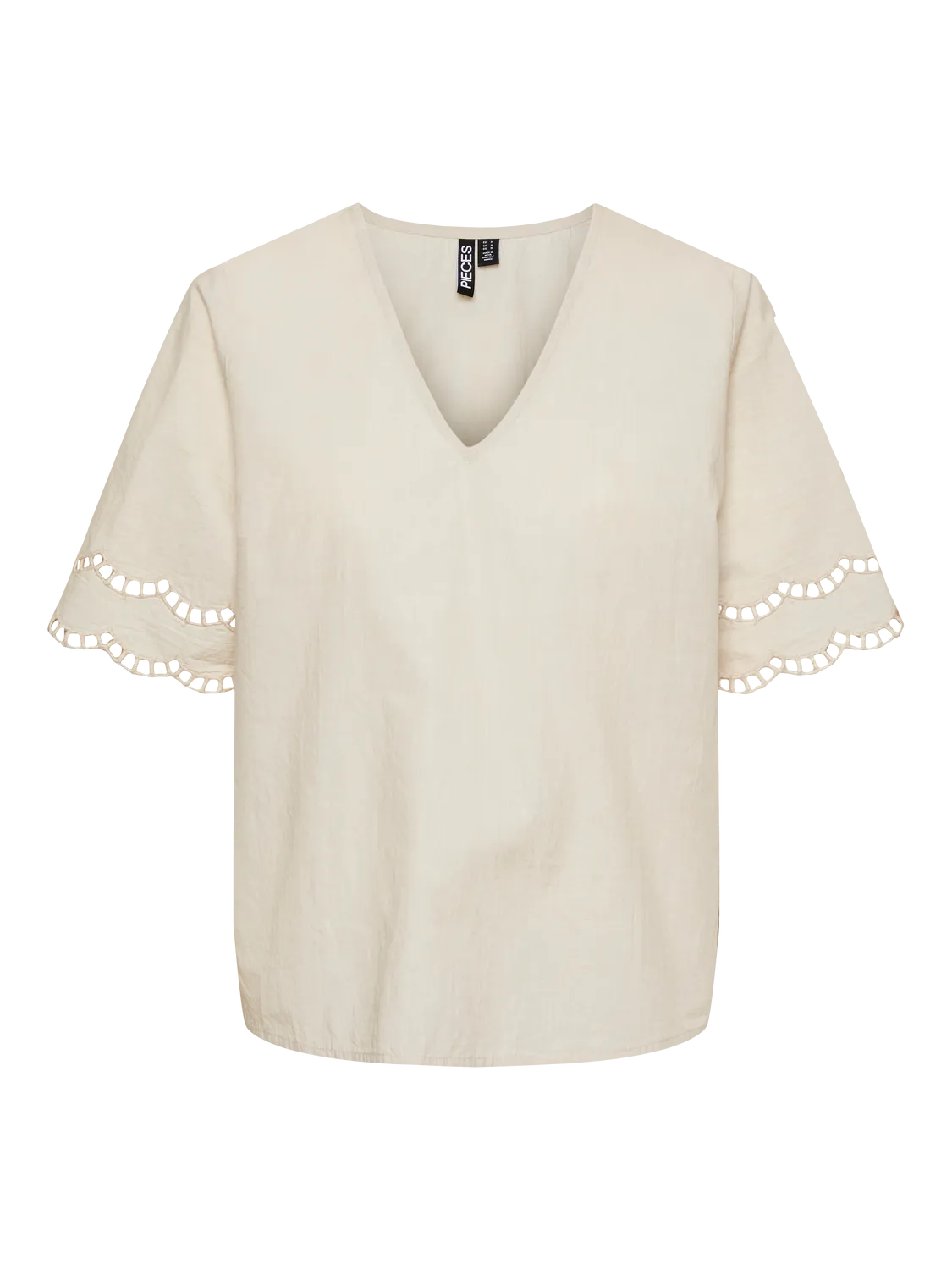 PCSARA T-Shirts & Tops - Silver Gray