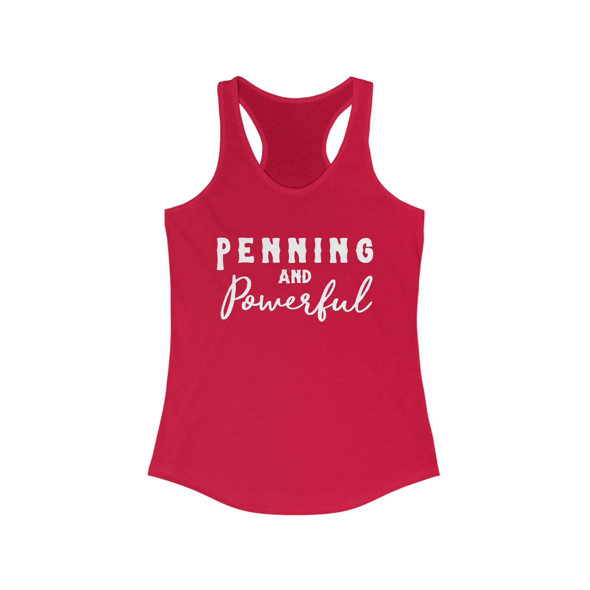 Penning & Powerful Racerback Tank
