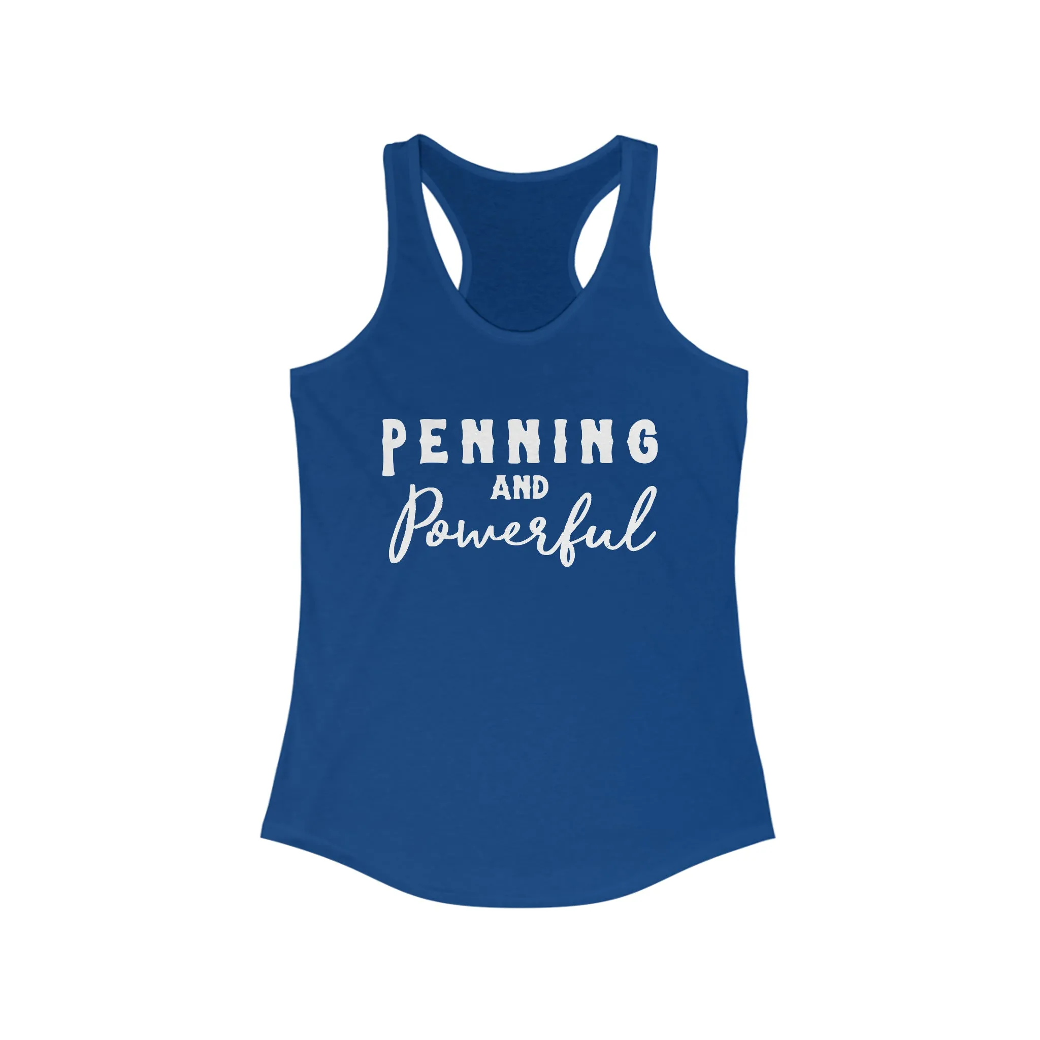 Penning & Powerful Racerback Tank
