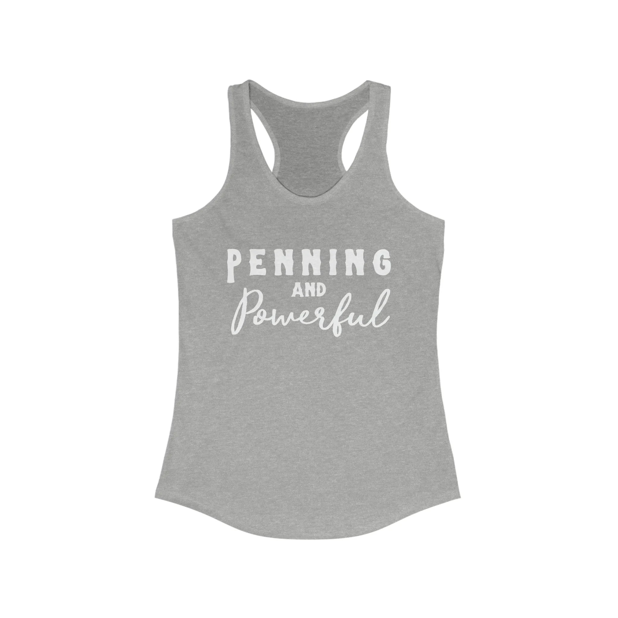 Penning & Powerful Racerback Tank
