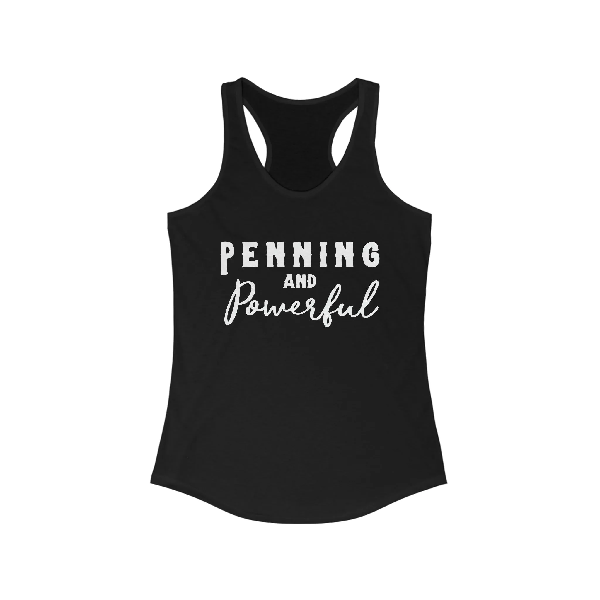 Penning & Powerful Racerback Tank