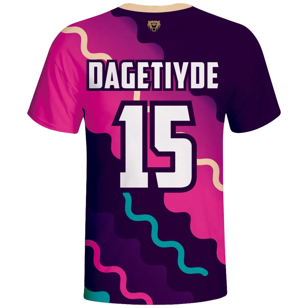 Pink Design Gaming Shirts Professional Gaming Clothing