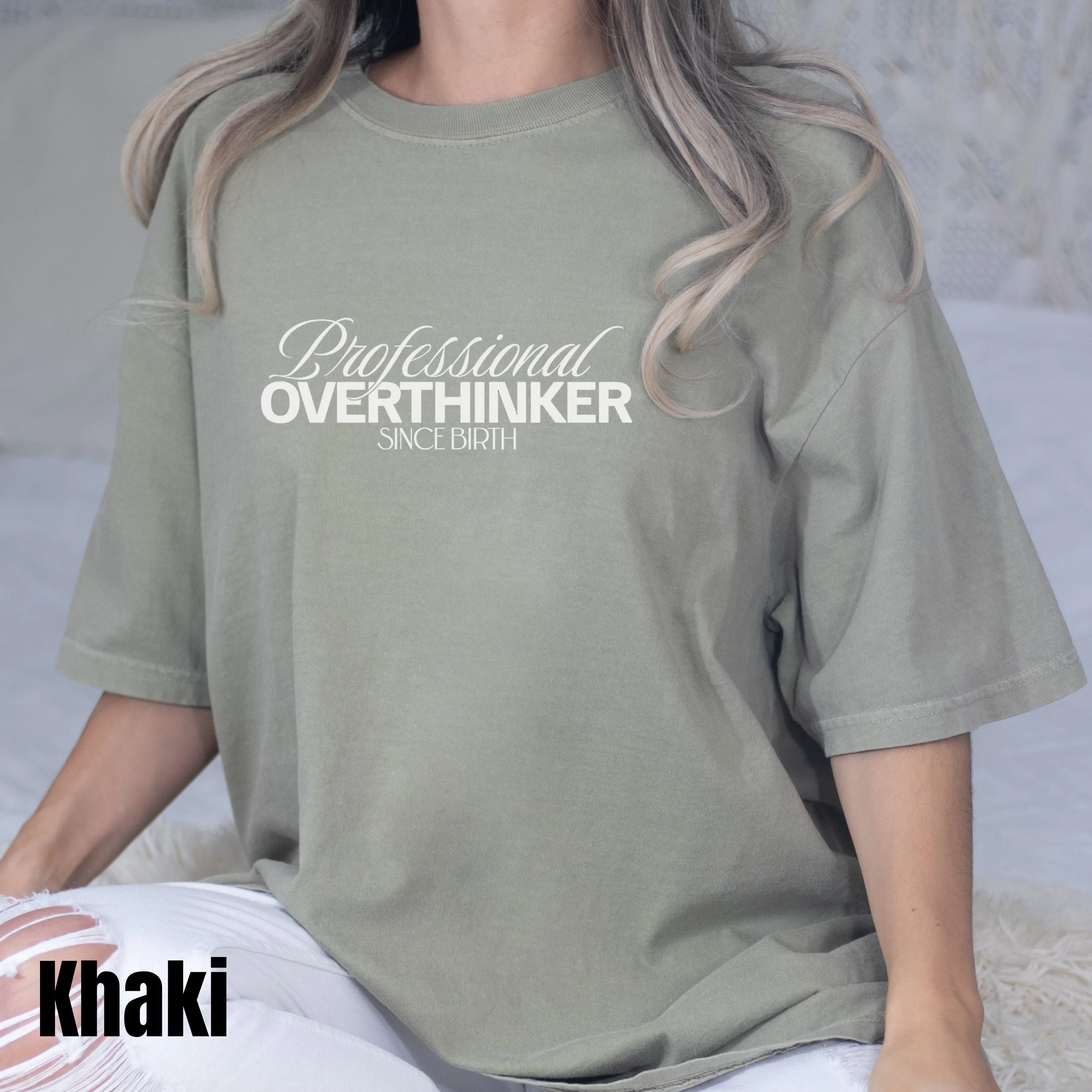 Professional Overthinker Shirt, Overthinker Shirt, Mental Health Shirt, Sarcastic Shirt, Funny Saying Shirt, Anxiety Shirt, Depression Shirt